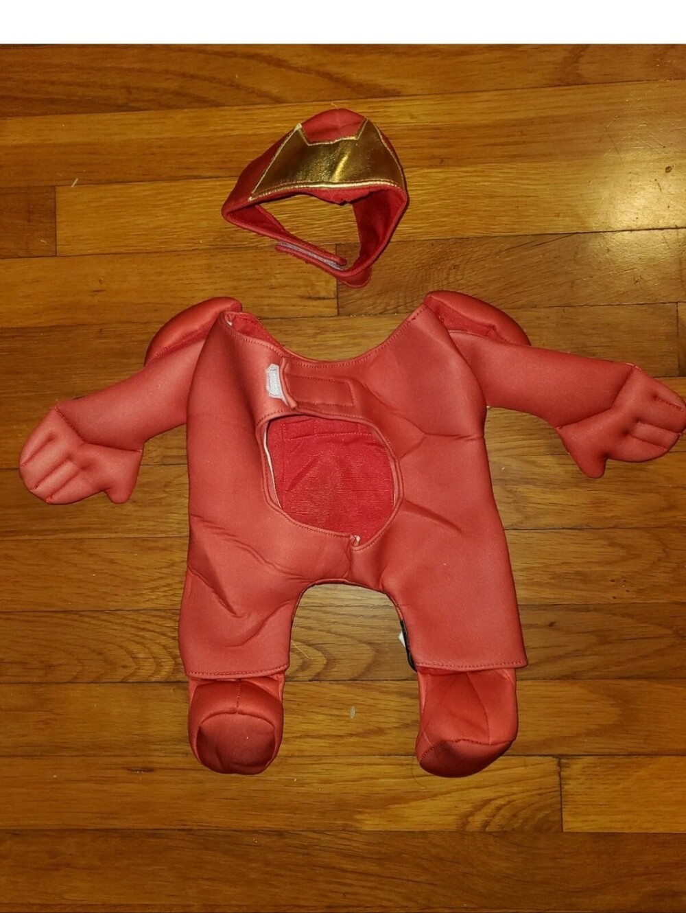 081226 Offical Marvel Avengers Iron Man Dog Costume L w/ Light Up Arc Reactor Br - Picture 3 of 8